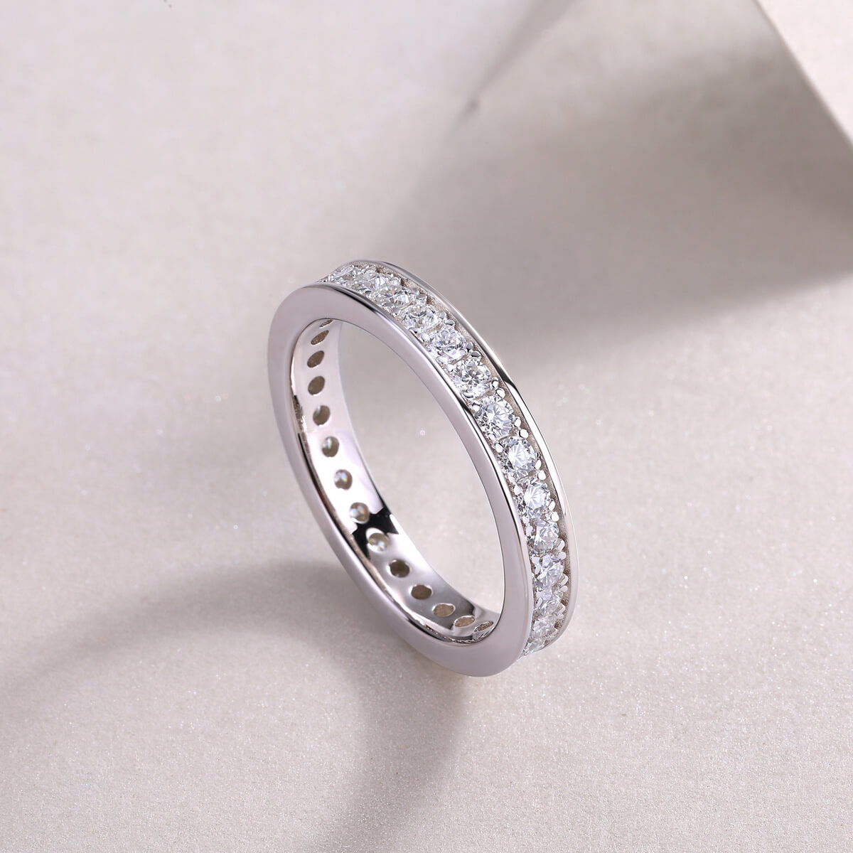 S925 Forever Happy Moissanite Ring-MARDAZA