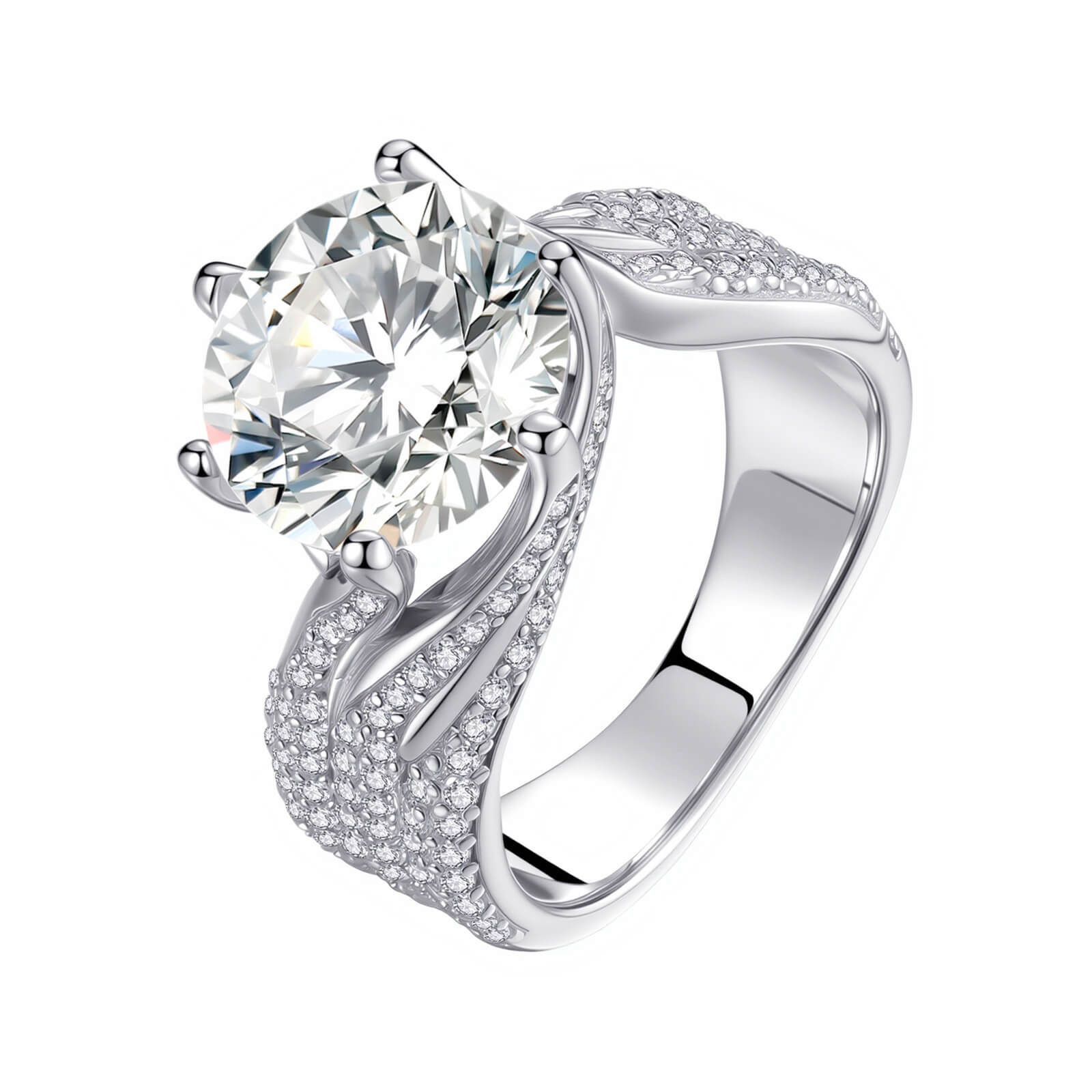 S925 Luxury Moissanite Ring