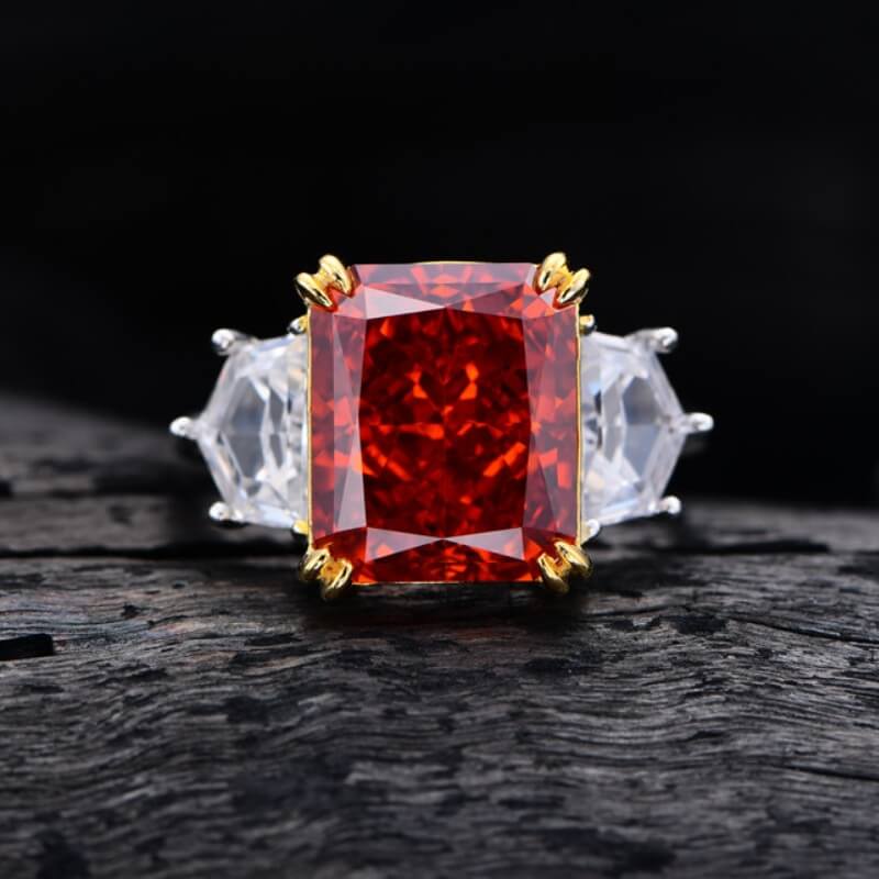 S925 Luxury 13CT High Carbon Diamond Ring-MARDAZA