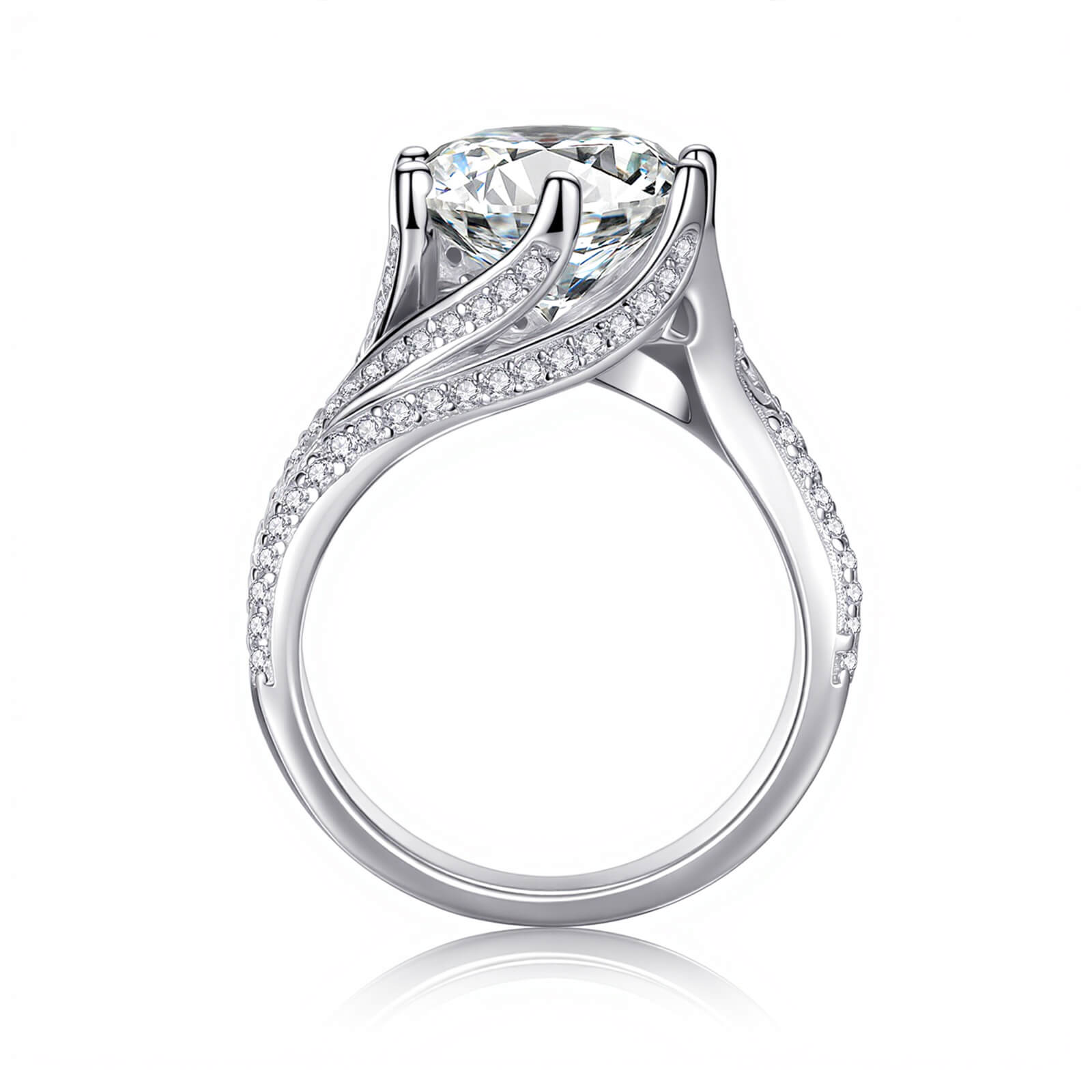 S925 Luxury Moissanite Ring
