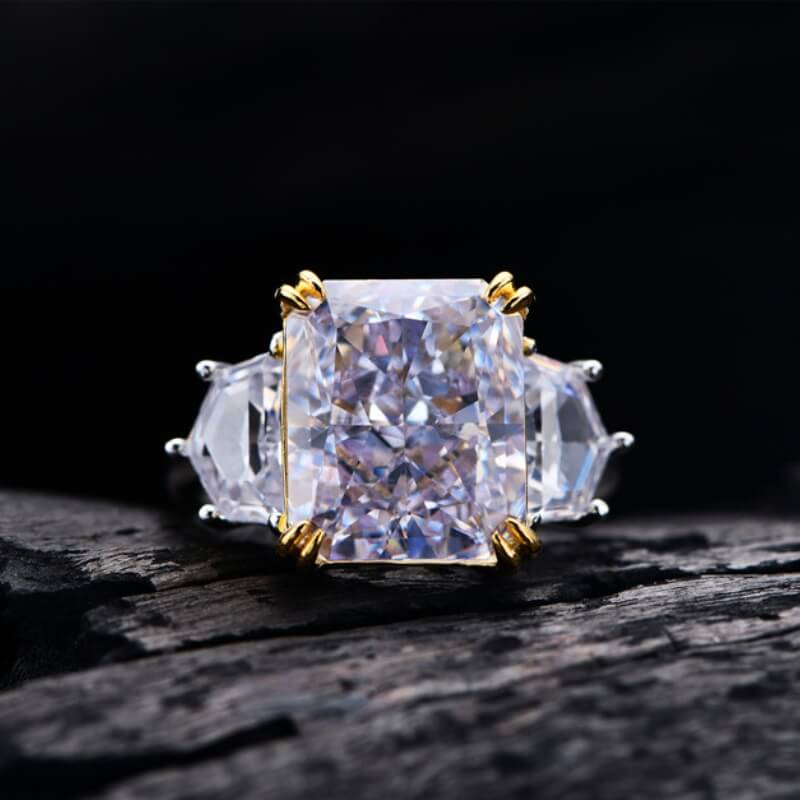 S925 Luxury 13CT High Carbon Diamond Ring-MARDAZA
