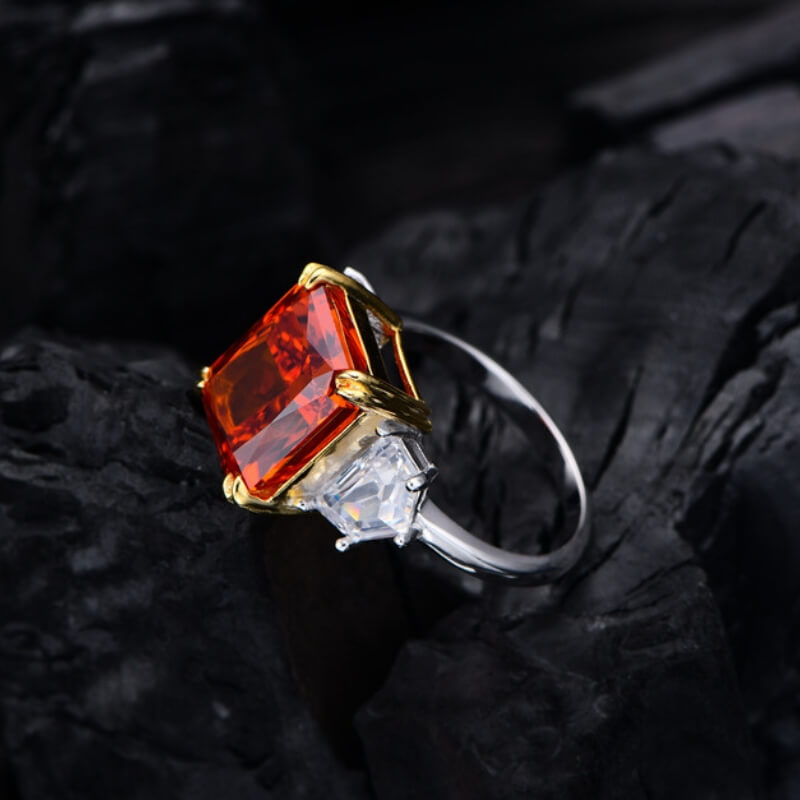 S925 Luxury 13CT High Carbon Diamond Ring-MARDAZA