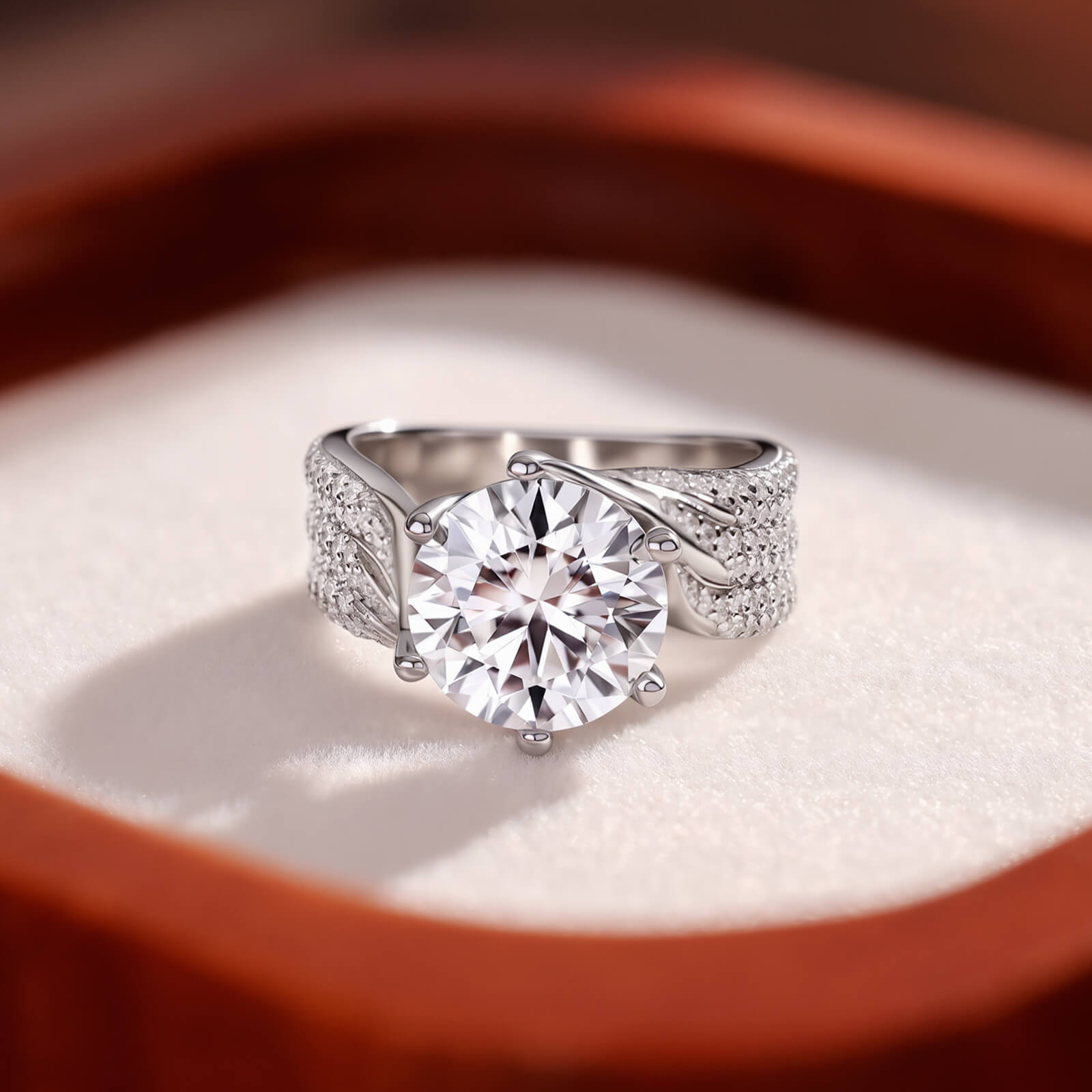 S925 Luxury Moissanite Ring