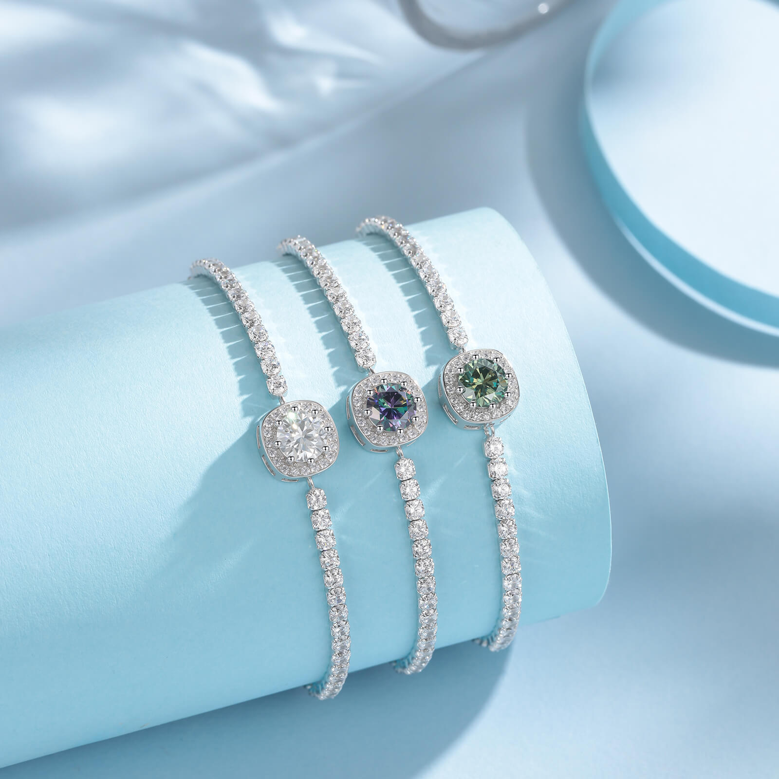 S925 Star Moissanite Bracelet-MARDAZA