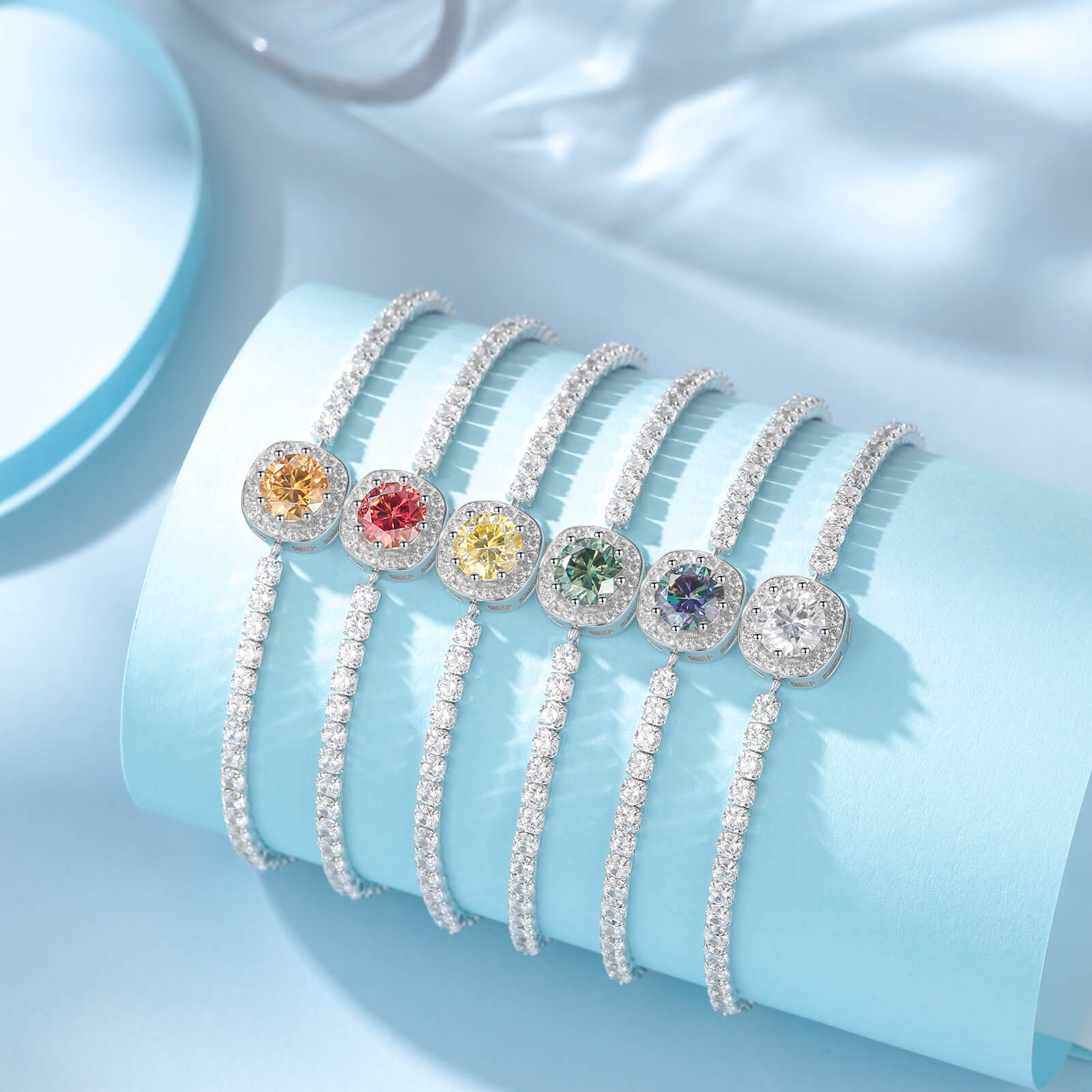 S925 Star Moissanite Bracelet-MARDAZA