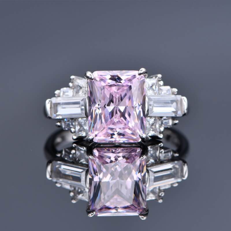 S925 Ice Cut High Carbon Diamond Ring-MARDAZA