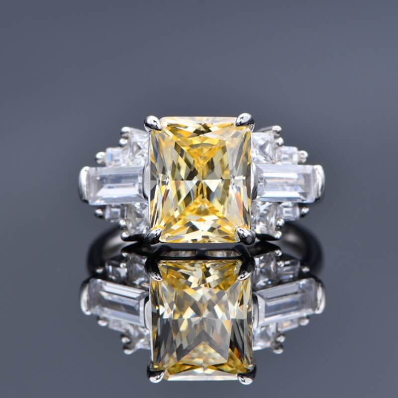 S925 Ice Cut High Carbon Diamond Ring-MARDAZA