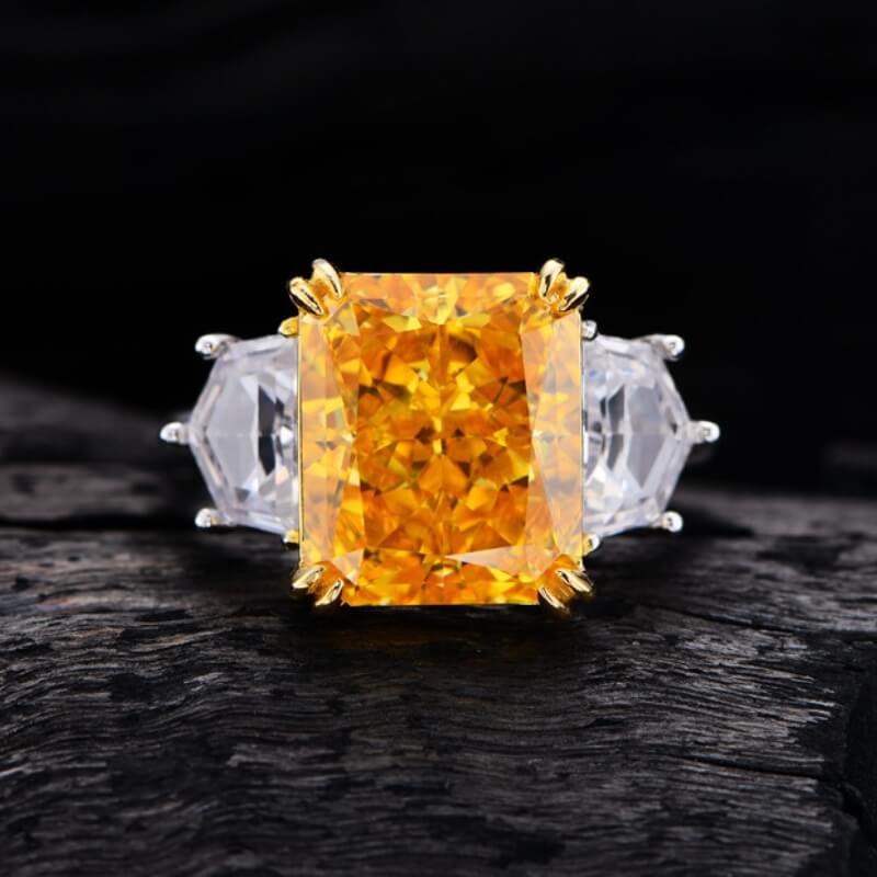 S925 Luxury 13CT High Carbon Diamond Ring-MARDAZA