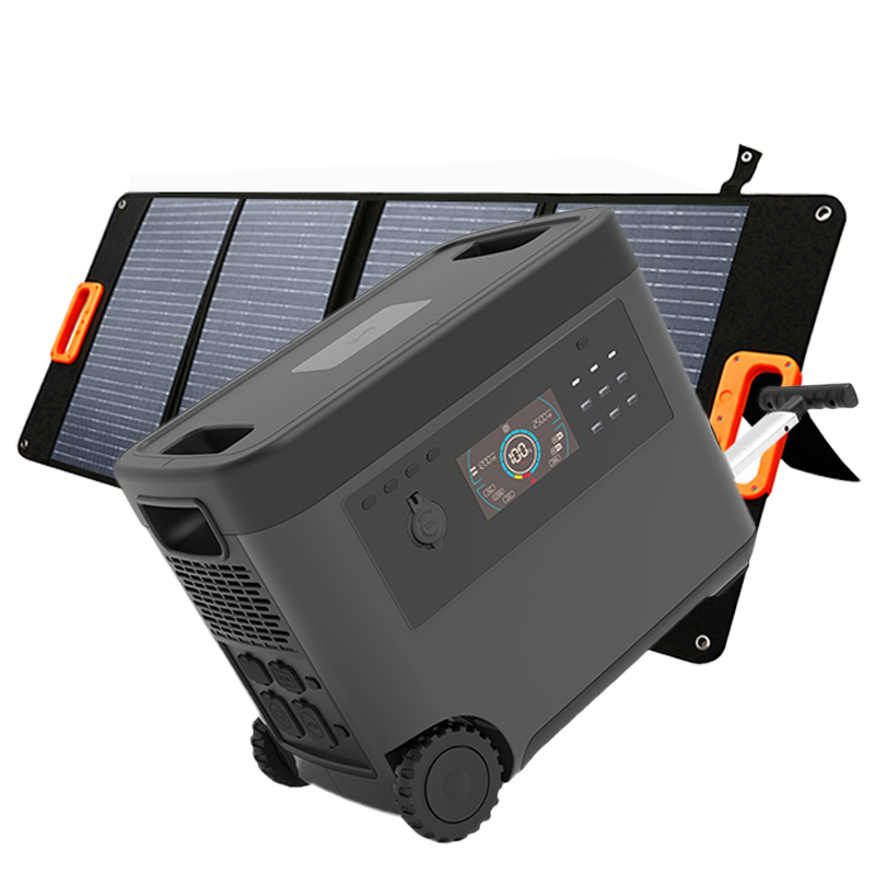 2160Wh With UPS 13 Outputs Flashing&Wireless Charging 2000W Portable Solar Power Station H2000-Acenergy