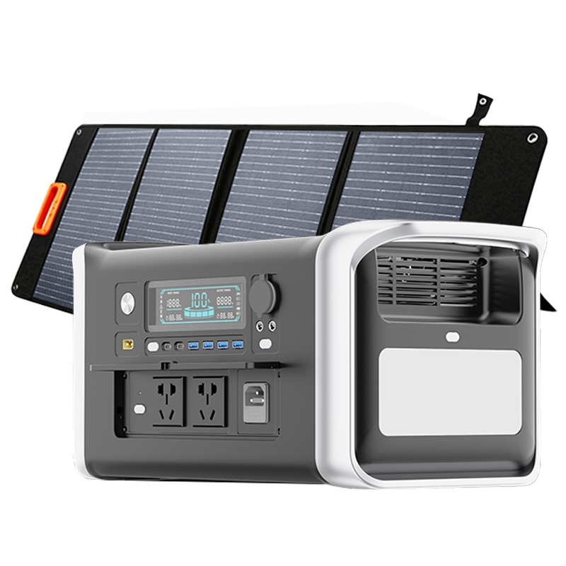 1024Wh With UPS 11 Outputs Flash Charging 1800W Portable Solar Power Station A1000 - Acenergy