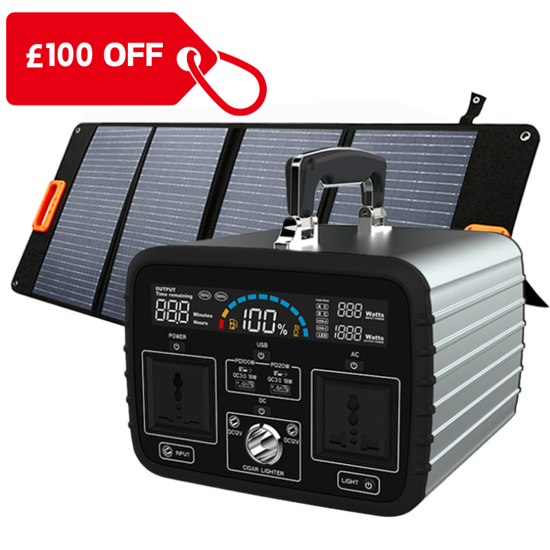 500Wh Sizeable With 9 Outputs Portable Solar Power Station S600 - Acenergy