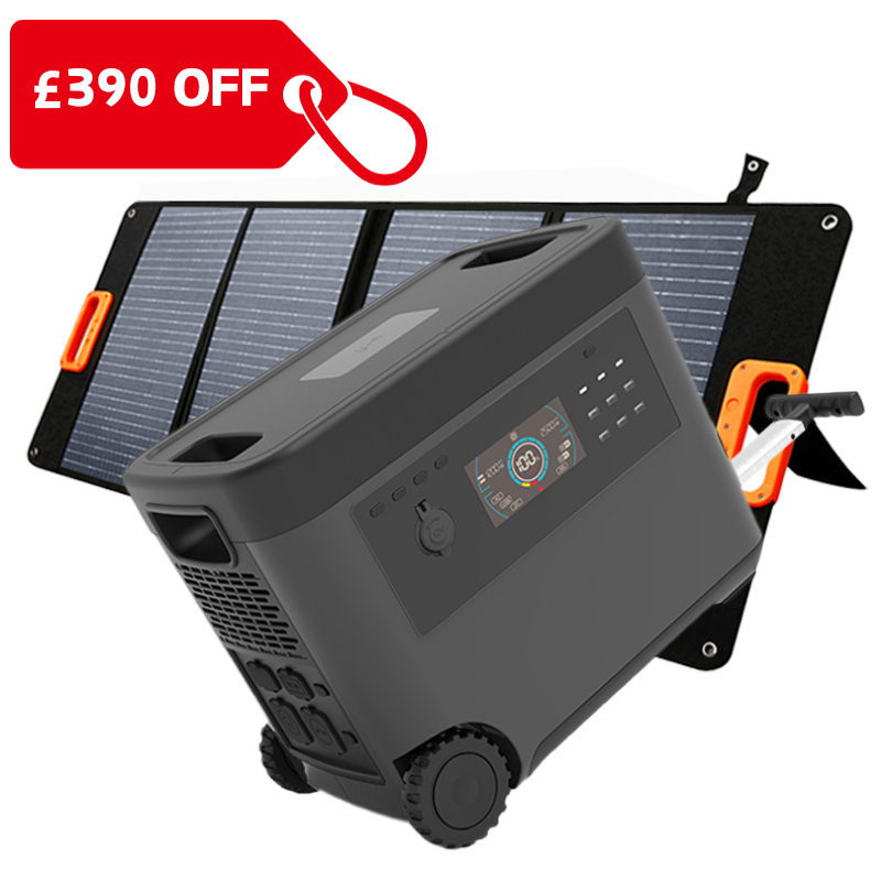 2160Wh With UPS 13 Outputs Flashing&Wireless Charging 2000W Portable Solar Power Station H2000-Acenergy