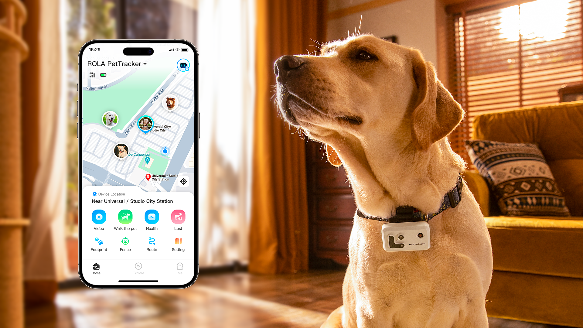 ROLA Pettracker find other pets in your neighborhood