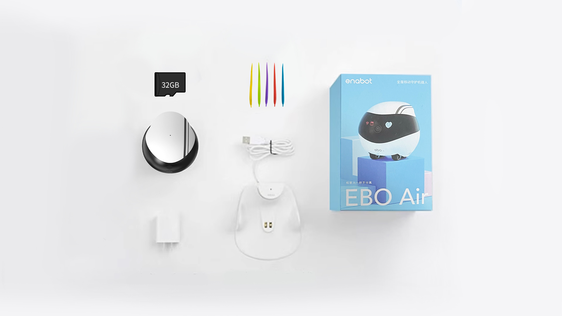 Enabot EBO Air package contents
