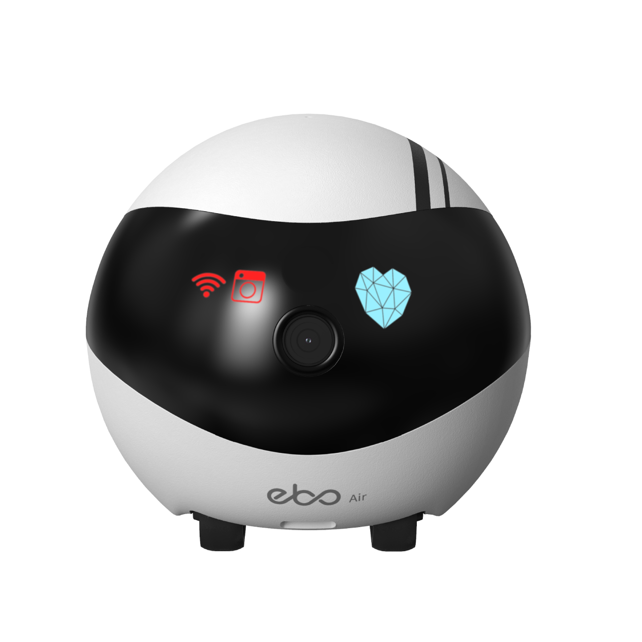 ebo pro ペットカメラ 上位モデル AI搭載 猫 犬 声掛けマイク - カメラ