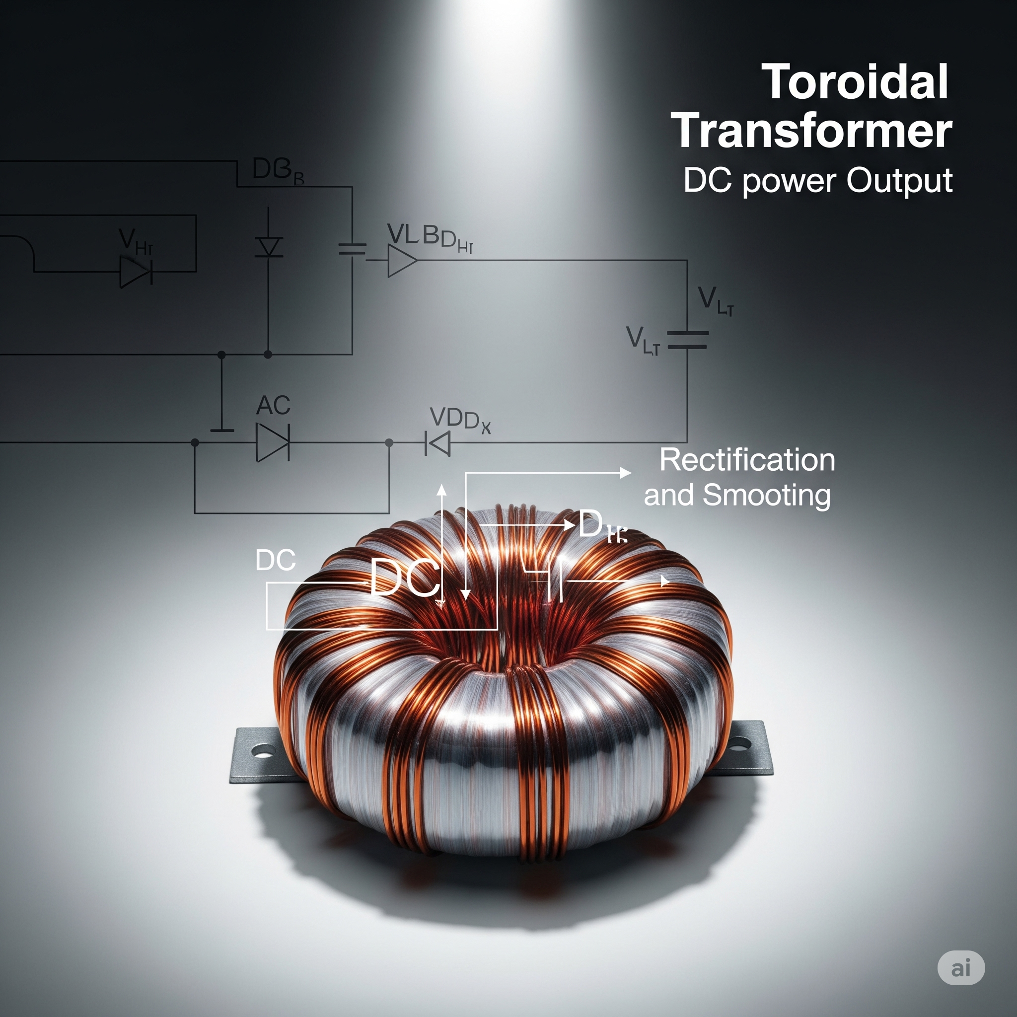 How to Achieve DC Output Using a Toroidal Transformer-nretec