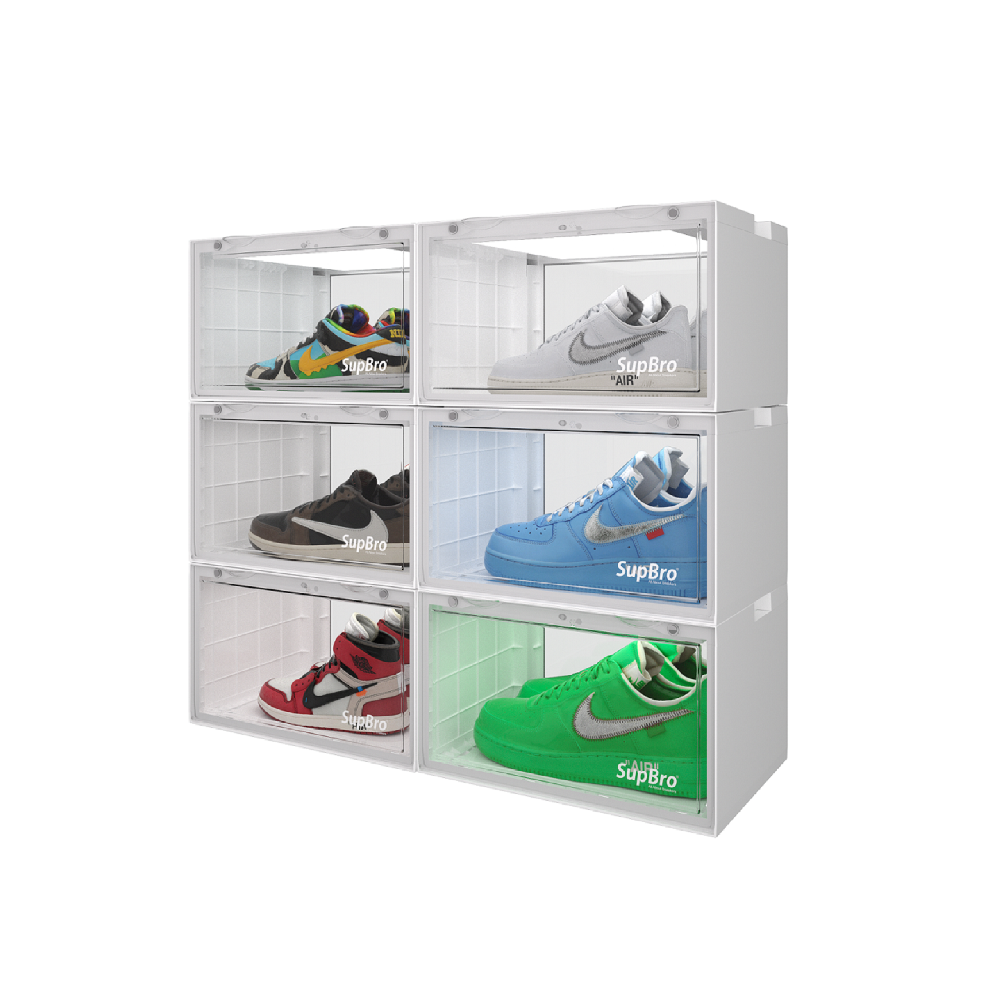 Collection Crates with LED (US size≤12)-{SupBro}