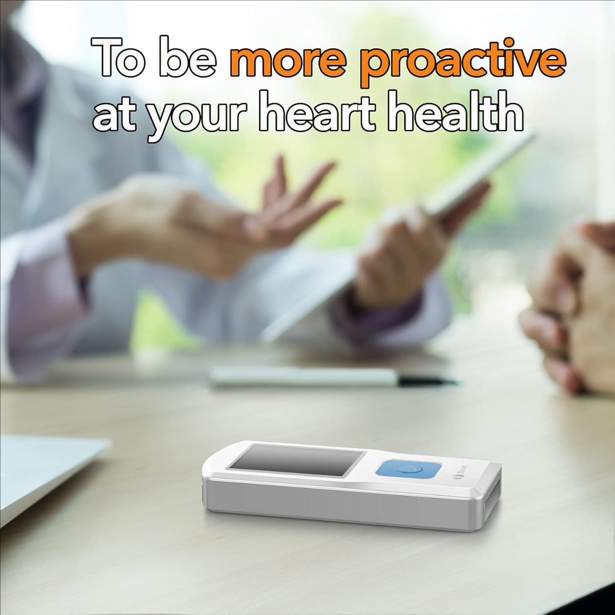 Portable ECG Monitor, Device with LCD Screen and Storage, High-Graded ECG Monitor for Recording ECG and Heart Rate