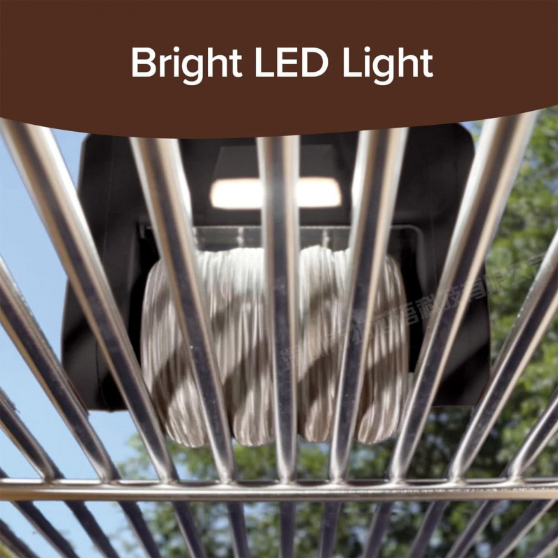 Wireless electric barbecue cleaning brush