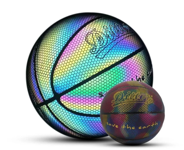 The Last Day Sale 49% Off - Holographic Reflective Glowing Basketball