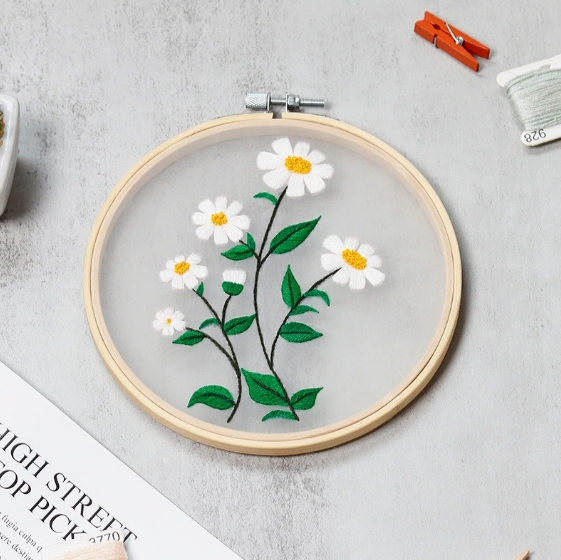 DIY hand embroidery material package