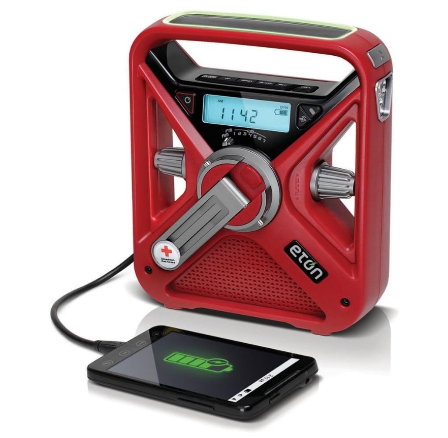 American Red Cross FRX3, Emergency Weather Radio, Good-used Red Emergency Radio for Extreme Weather, Terrible Disaster, Dangerous Situation