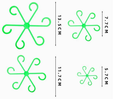 Plant Stem Supports for Supporting Plant Growth