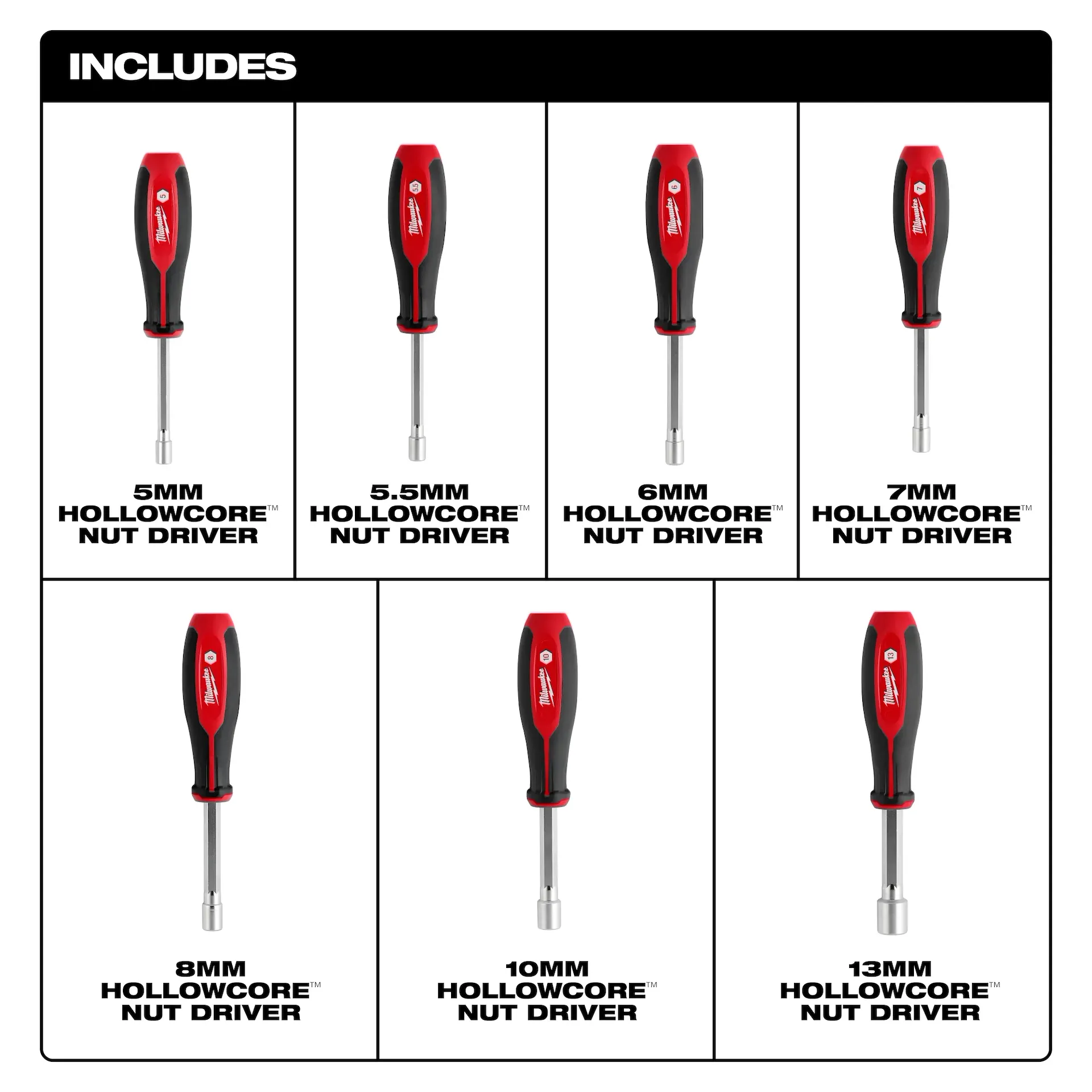 7pc Metric ScrewDriver Driver Set