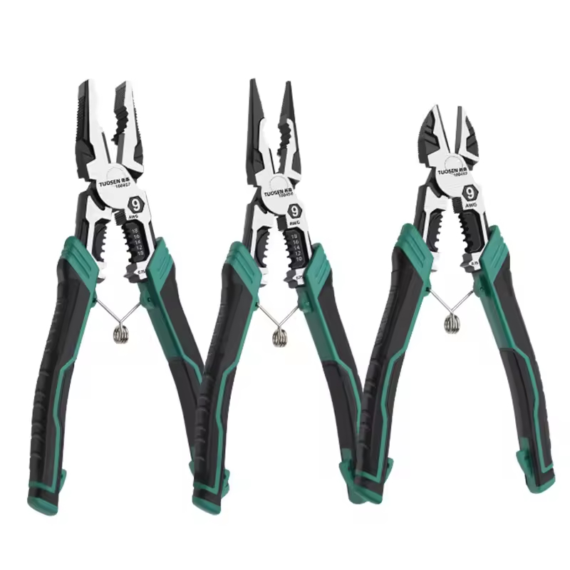 Wire Pliers Industrial Grade Electrician Pointed Nose Pliers Wire Stripping Multifunctional Labor-saving Long Nose Pliers
