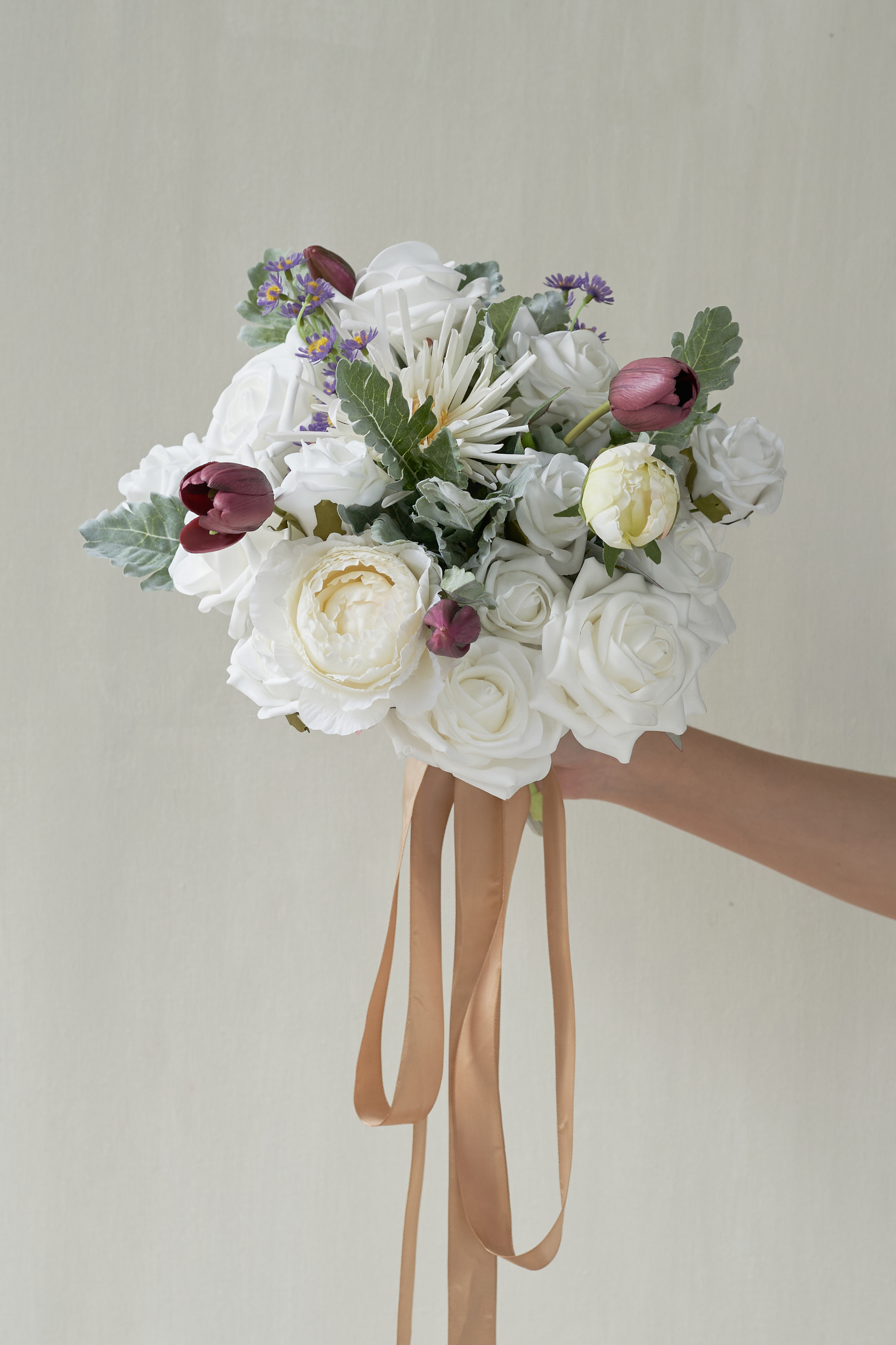 YEEFLORA Artificial Flowers, Dusty Pink Wedding Decorations Flower