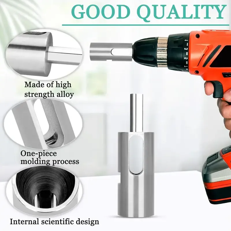 Twist Ties Tool for 9 Gauge Drill Chuck,High-tensile Wire Easy Twist Tool,Twisted Fence Tool for Fixing Chain Link Fence and Loop Fences