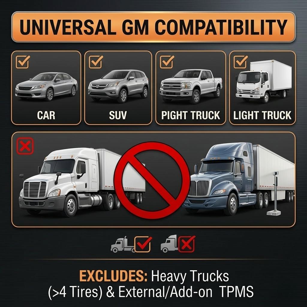 [GM only not universal 315/433MHz] EL-50448 TPMS Relearn Tool for GM Tire Sensor TPMS Reset Tool Tire Pressure Monitor system Activation Tool OEC-T5 for GM Buick/Chevy/Cadillac Series Vehicles 2023 Edition (Battery not included)