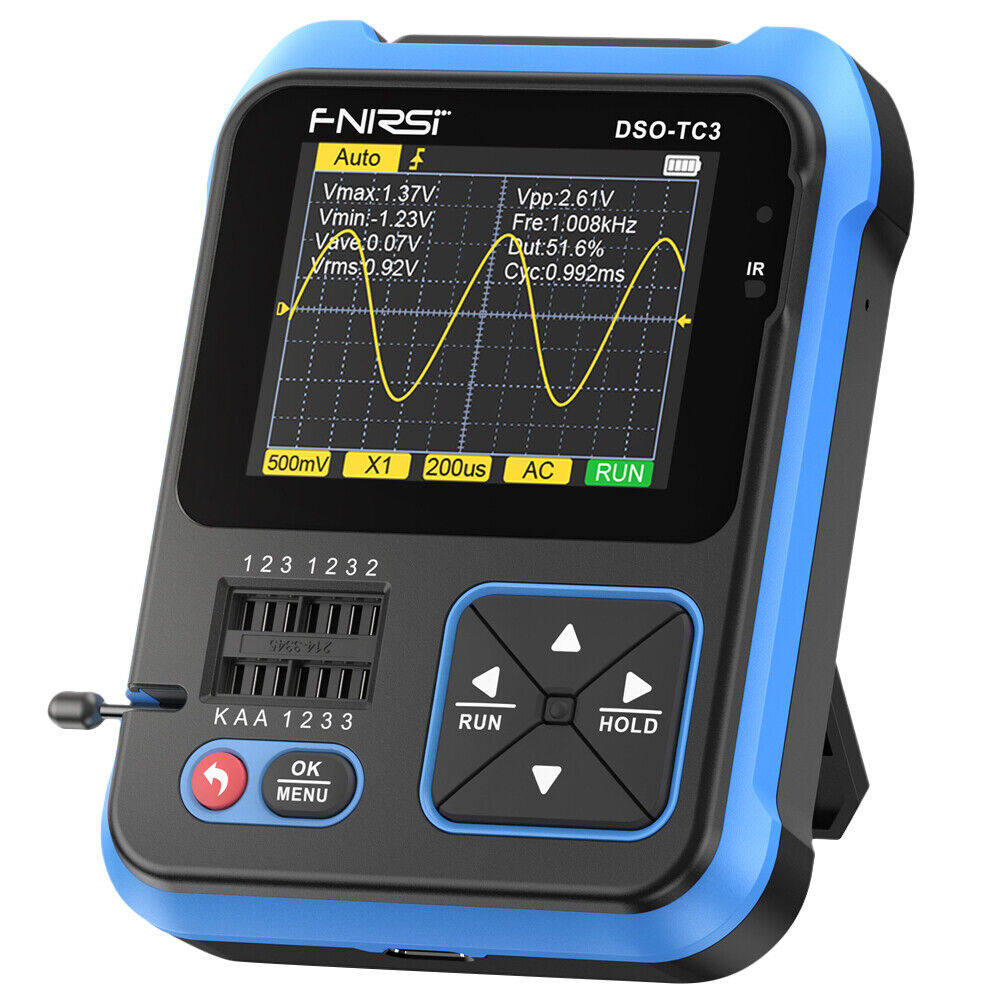Diymore DSO-TC3 500kMHz Handheld Digital Oscilloscope Transistor Tester Signal Generator