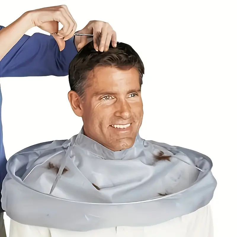 Foldable haircut cape-no more messy hair