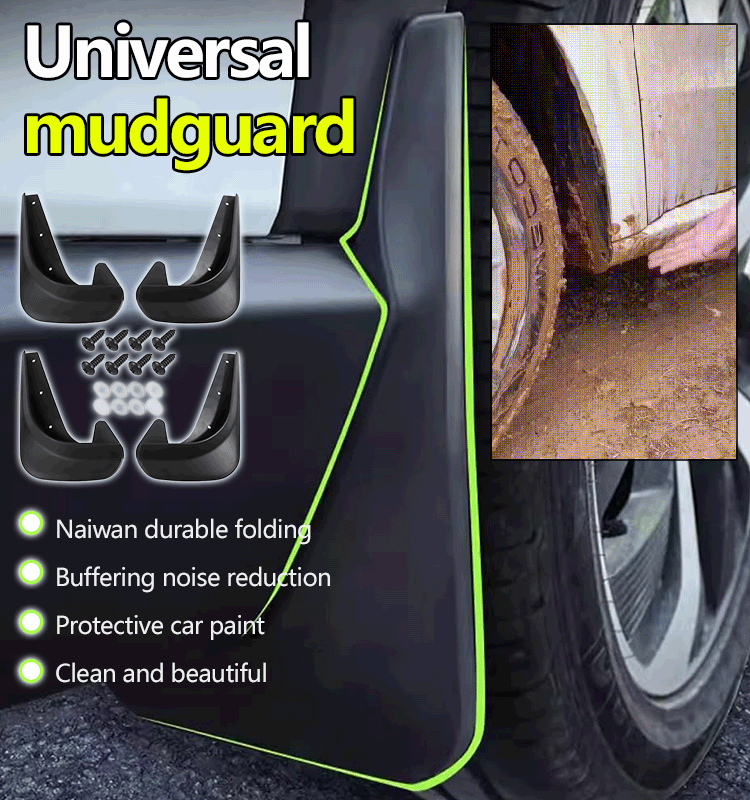 [4-Piece Universal Style] Tire Guards Splash Guards