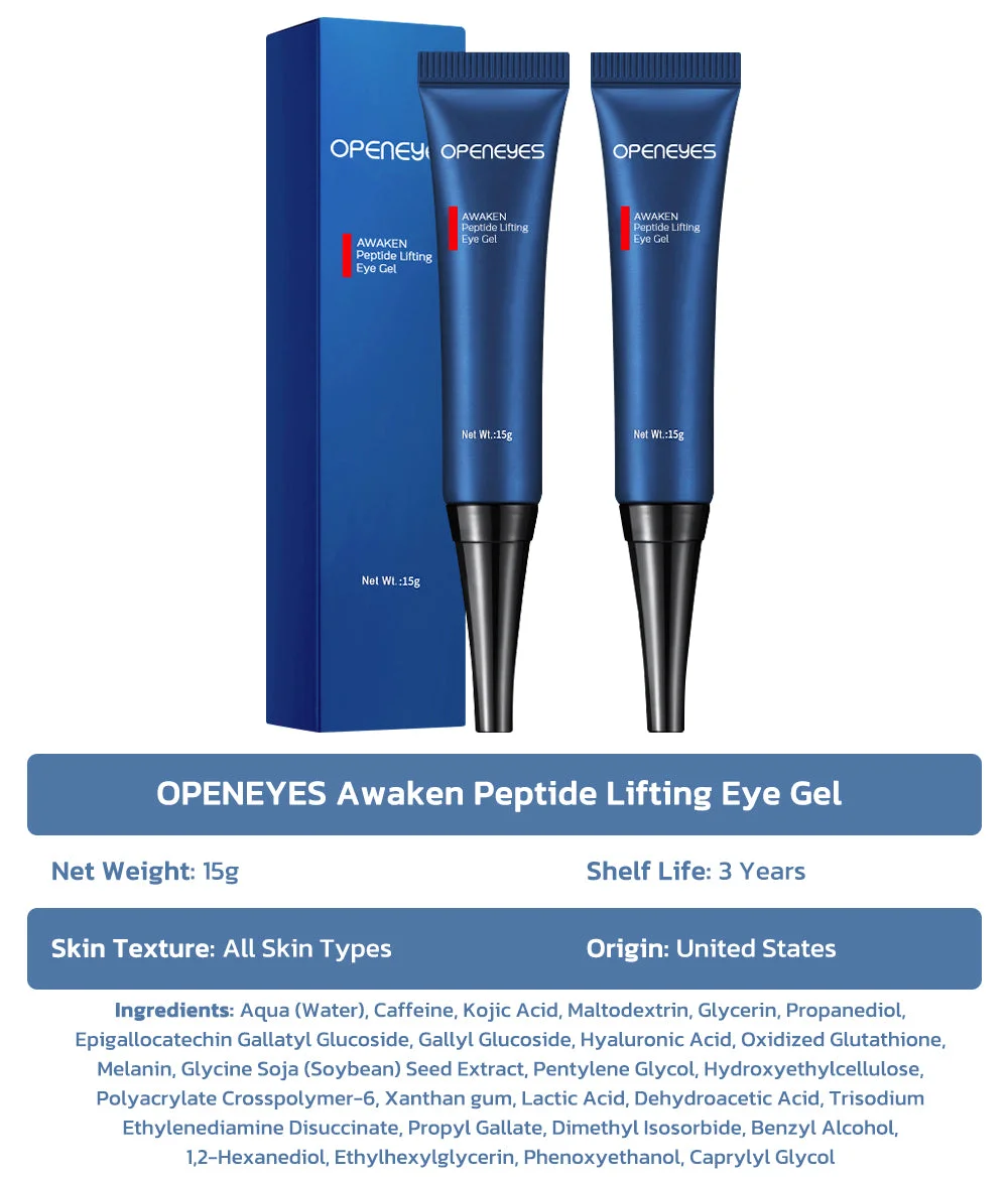 OPENEYES™ Awaken Peptide Lifting Eye Gel