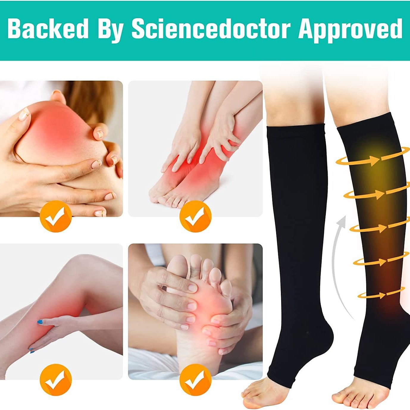 Minasa Compression Stockings for Pain Free Legs and Feet (Buy 1 Get 2 Free)