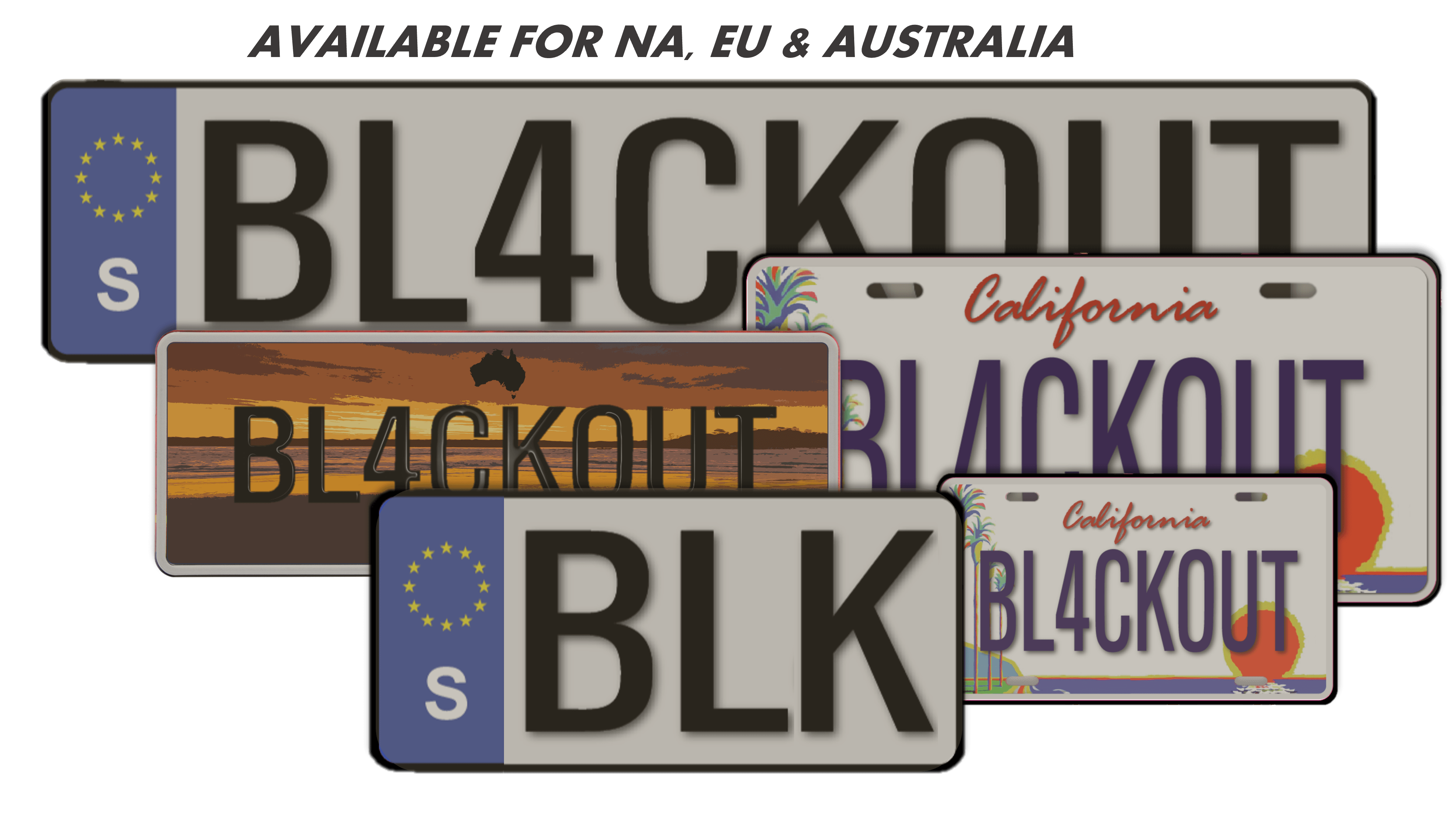 BL4CKOUT PLATE