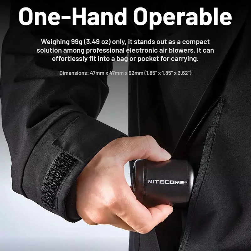 Nitecore Portable Electronic Photography Air Blower Camera Lens Cleaning