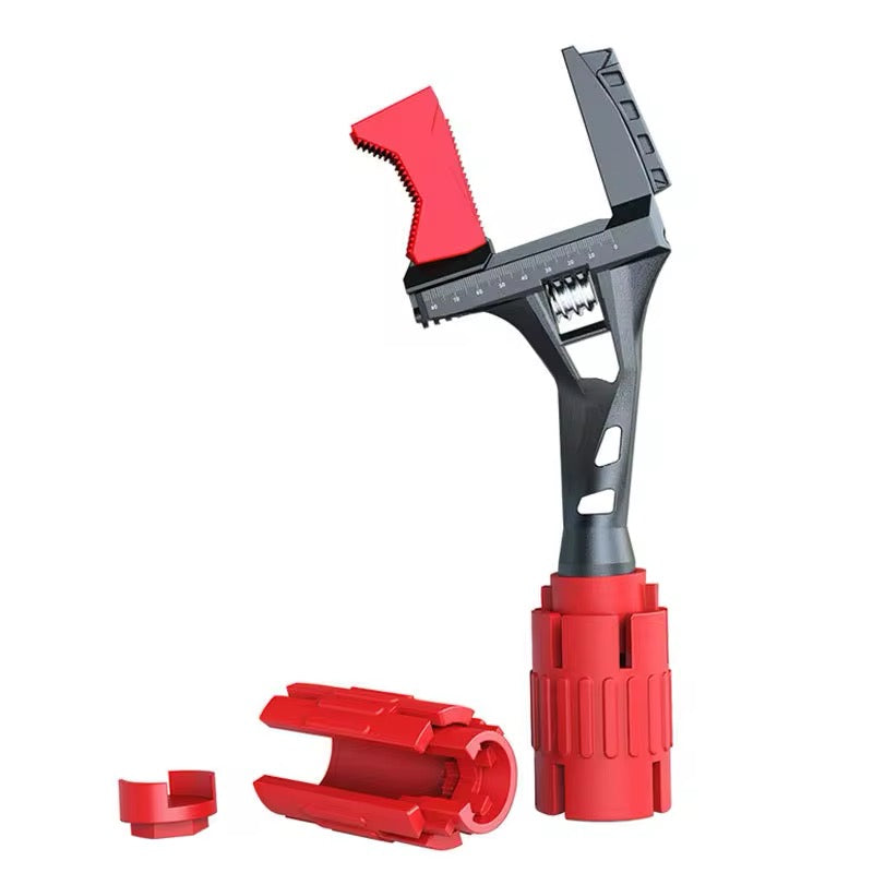 Short Shank Pipe Wrench Lightweight Suitable For Various Household Fittings No Slipping With Teeth Strong Fire Resistance