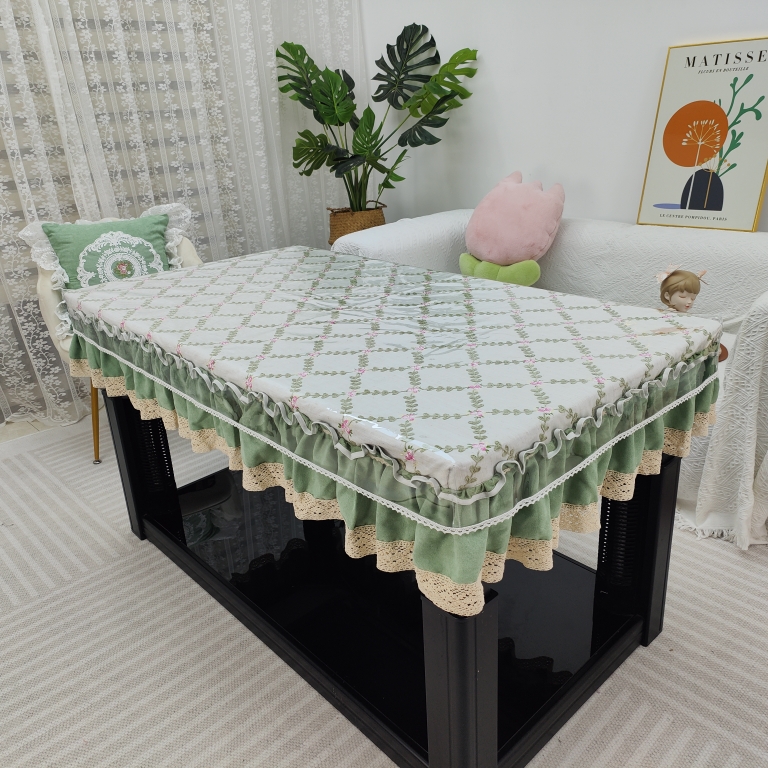 Transparent tablecloth rectangular fireproof table cover