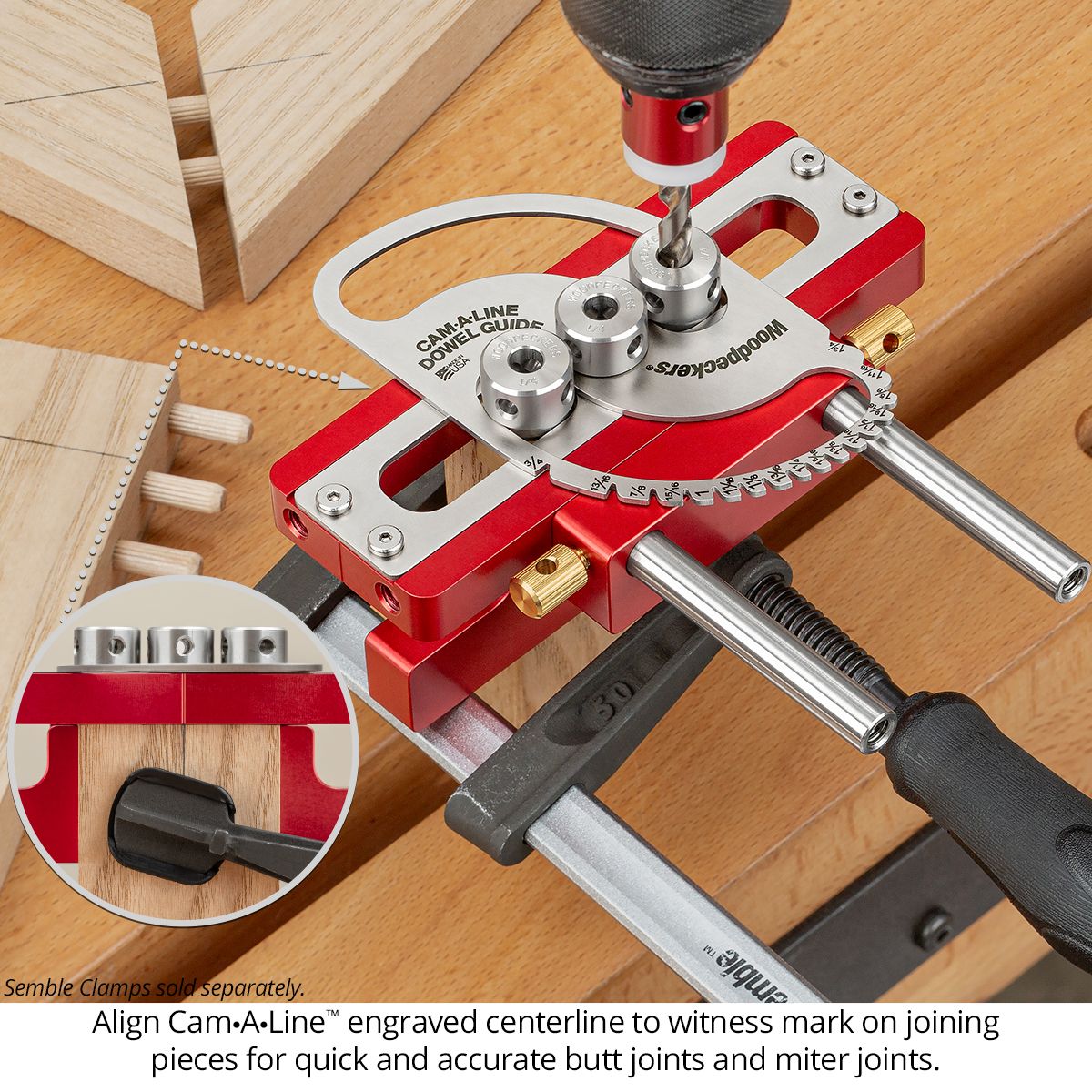 Cam-A-Line Dowel Guide
