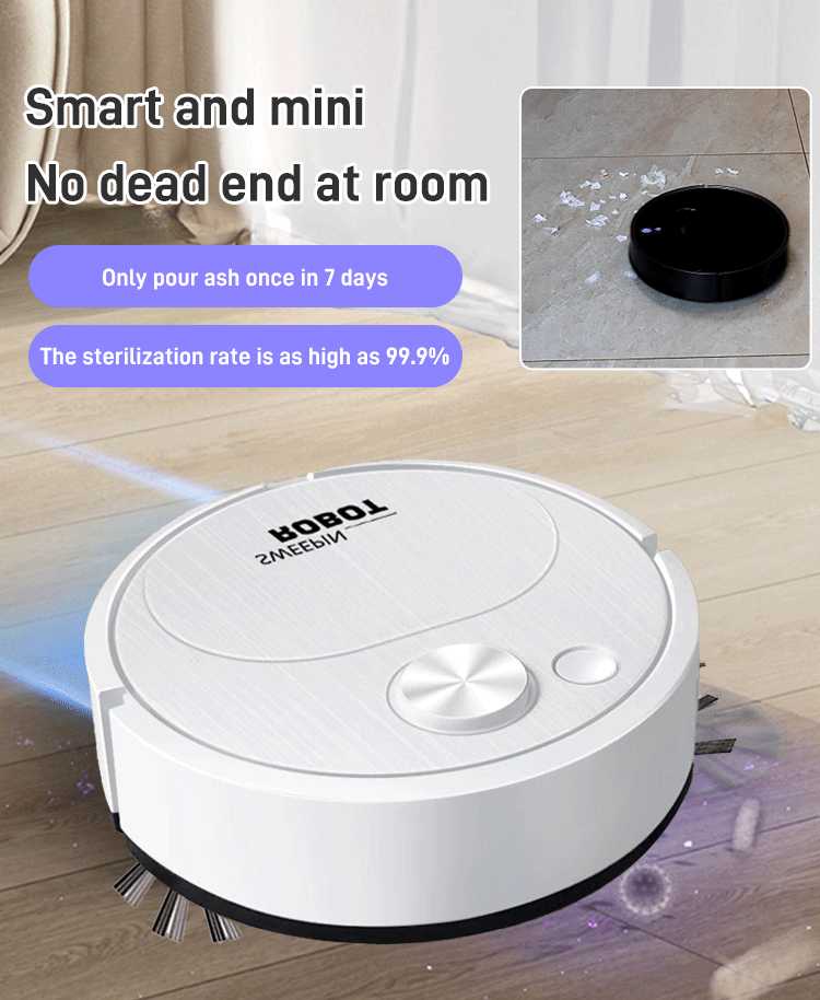 2023 Sweeping Robot Vacuum Cleaner Mopping 3 In 1 Smart Wireless 1499Pa