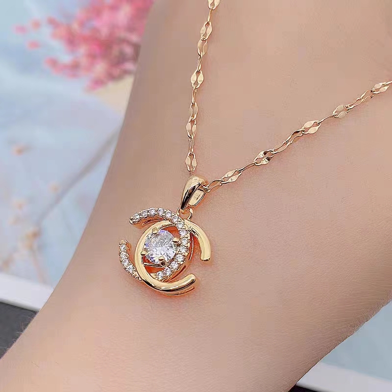 [Today only, get a premium gift box with your purchase] The new gold glitter necklace on the counter is provided at a super low price [limited to 100 pieces]!