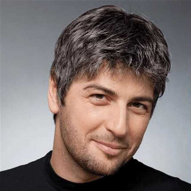 🔥🔥🔥Business Natural And Realistic Full Wig For Medium-elderly Men