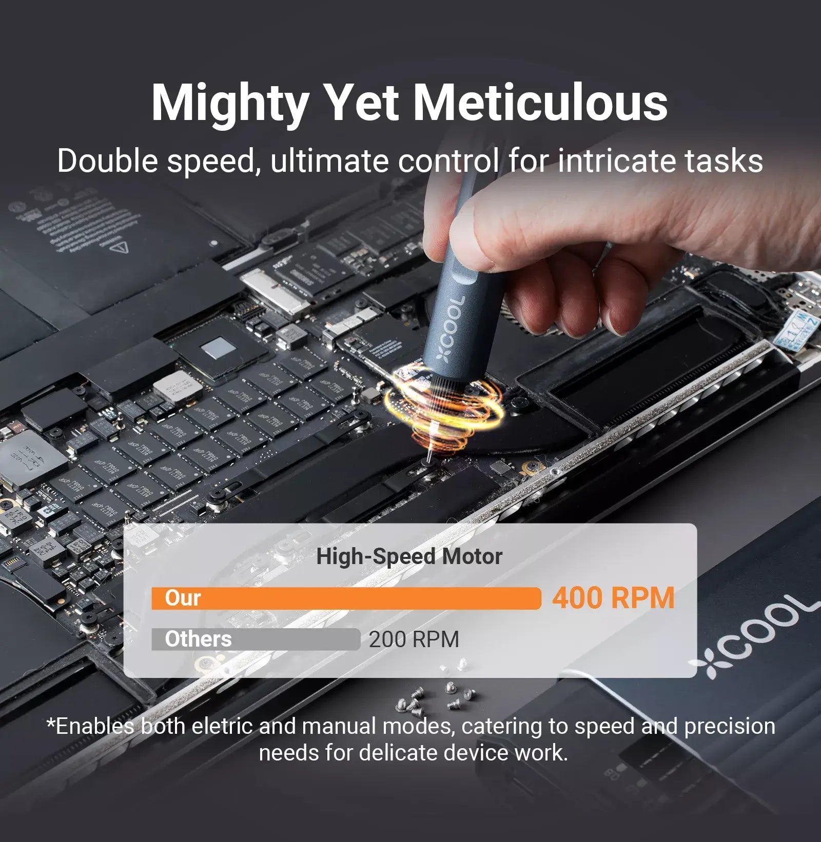 Mini Electric Precision Screwdriver Set for Computer and Watch Repair