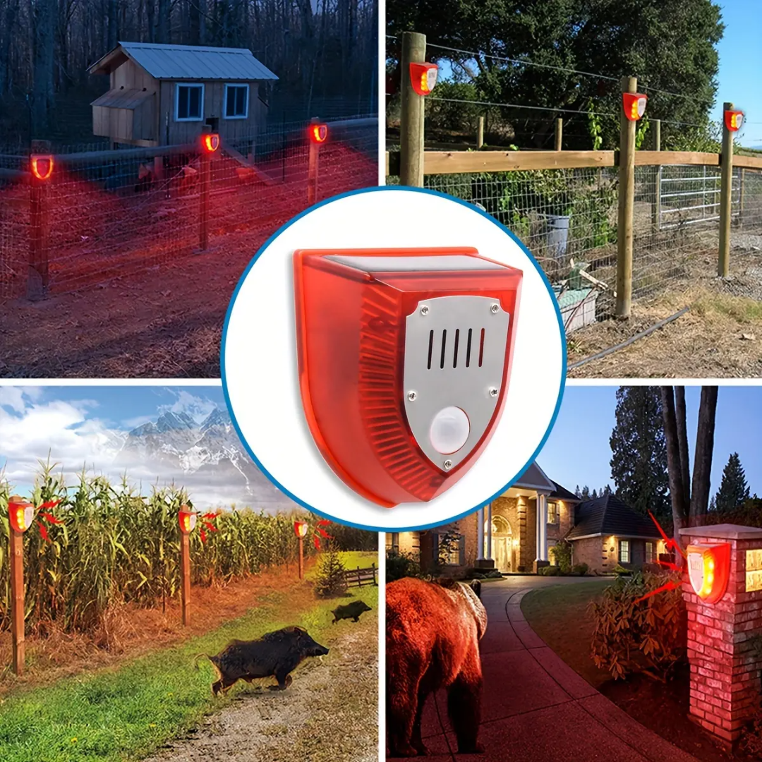 👏👏 Svetlo solárneho bezpečnostného alarmu