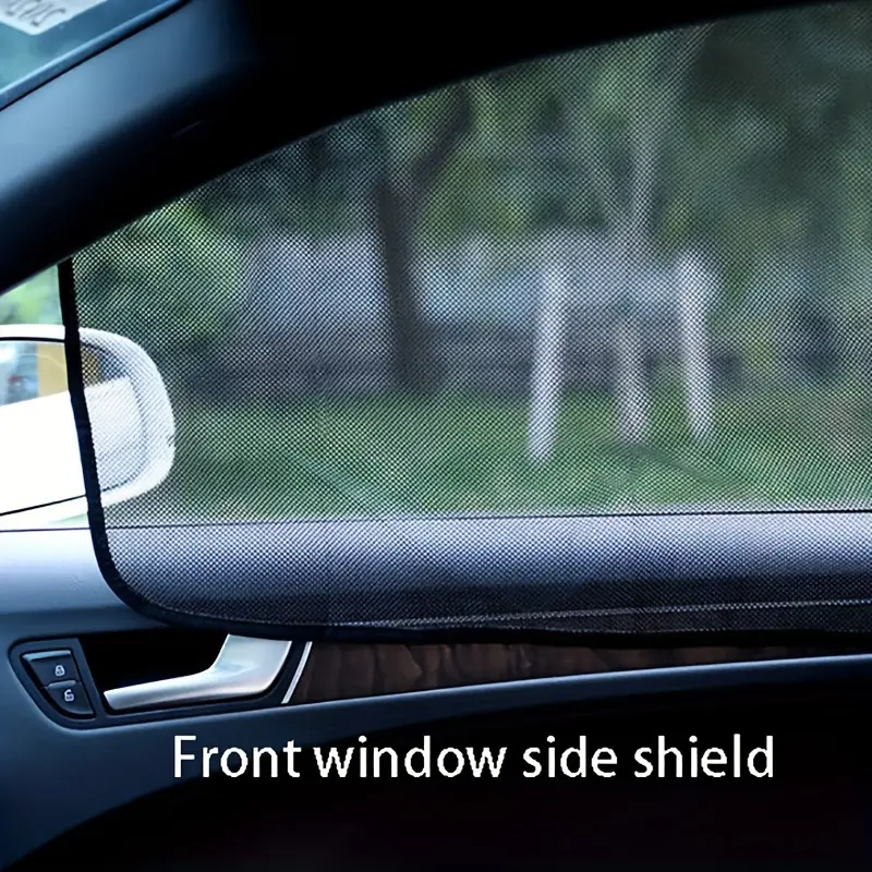 Magnetic Car Sunshade - Retractable Side Window Shade For Vehicles