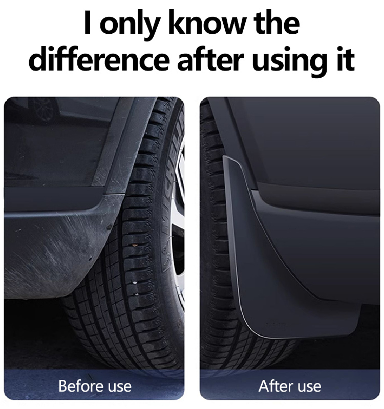 [4-Piece Universal Style] Tire Guards Splash Guards