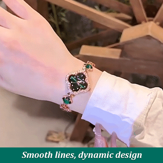 Emerald Clover Bracelet